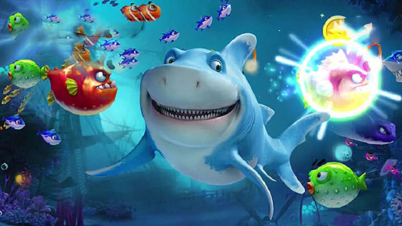 WIN23 Jogo de tiro ao peixe Robot Wars